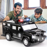 Armored Car Money Piggy Bank with Light for Kids - USB Rechargeable_12