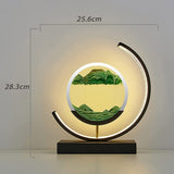 USB Powered 3D Hourglass Quicksand Retro LED Table Lamp_22