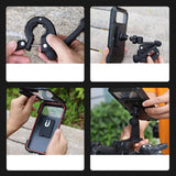 Adjustable Waterproof Bicycle Handle Bar Mobile Phone Holder_7