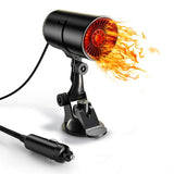 2 IN 1 Portable 12V  Fast Car Heater Windshield Defogger and Defroster with Suction Holder Cigarette Lighter Plugged-In_0