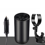 2 IN 1 Portable 12V  Fast Car Heater Windshield Defogger and Defroster with Suction Holder Cigarette Lighter Plugged-In_7