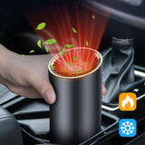 2 IN 1 Portable 12V  Fast Car Heater Windshield Defogger and Defroster with Suction Holder Cigarette Lighter Plugged-In_14