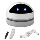 Mini Cordless Desktop Robot Vacuum Cleaner with Detachable Design - USB Rechargeable_3