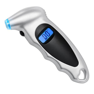 Digital Tire Pressure Gauge 150 PSI with Backlit LCD and Non-Slip Grip Car Accessories - Battery Operated_0