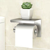Wall Mounted Stainless Toilet Tissue Roll and Phone Holder_6