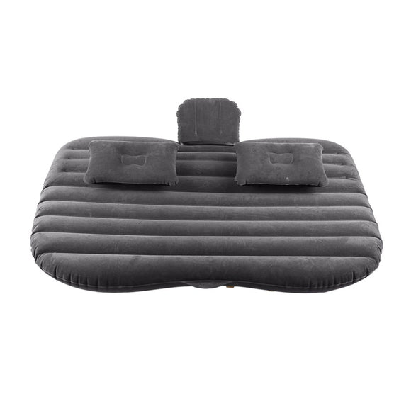 Inflatable Car Back Seat Portable Air Mattress Camping Bed_0