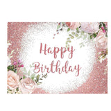 Party Gold Floral Photography Studio Birthday Backdrop_0