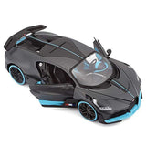 1.32 Bugatti Divo Zinc Alloy Pull Back Car Diecast Electronic Car with Light and Music - Battery Powered_5