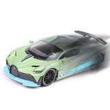 1.32 Bugatti Divo Zinc Alloy Pull Back Car Diecast Electronic Car with Light and Music - Battery Powered_12
