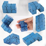 Stress Relief and Anti-Anxiety Finger Flip Infinity Cube Fidget Toys for Kids and Adults_12