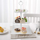 2 Pcs 3 Layer Dessert Cake Stand Detachable Dessert Display Stand_9