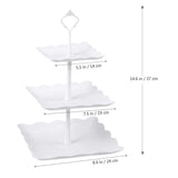 2 Pcs 3 Layer Dessert Cake Stand Detachable Dessert Display Stand_4