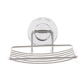 Strong Suction Bathroom Shower Chrome Finished Soap Holder_1