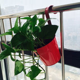 10 Colors Metal Hook Flower Pot Hanging Balcony Plant Holder_9