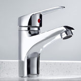 Modern Single Lever Bathroom Basin Sink Mixer Dual Hose Tap_1