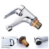 Modern Single Lever Bathroom Basin Sink Mixer Dual Hose Tap_5