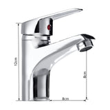 Modern Single Lever Bathroom Basin Sink Mixer Dual Hose Tap_6