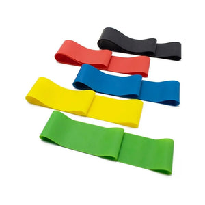 5PCS/Set Fitness Latex Resistance Bands Exercise Training_0