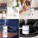 Cool Mist Mini Humidifier with Adjustable Angel 7 Color LED & Auto-Shut-off USB Plugged-In_12