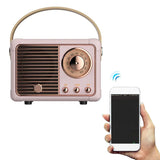 Retro Wireless Mini Bluetooth Speaker Vintage Décor for iPhone Android - USB Rechargeable_6