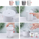 500ml Mini Cool Mist Humidifier Auto Shut-Off 2 Mist Modes - USB Plugged-in_7