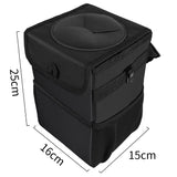 Waterproof Car Trash Can Multifunctional Foldable Storage Box Auto Car Accessories_2