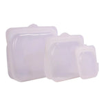 Pack of 3 High Temperature Silicone Reusable Grocery Food Bag_2