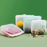 Pack of 3 High Temperature Silicone Reusable Grocery Food Bag_6